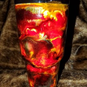 Yeti brand Fire tumbler